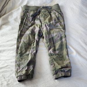 Toddler camo joggers